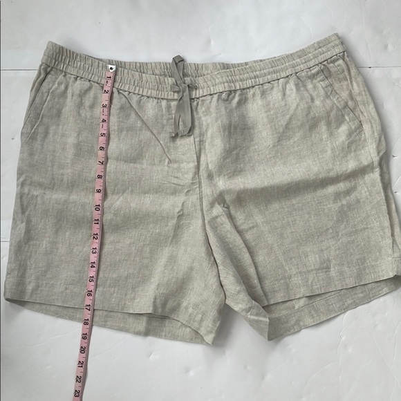 Talbots Pink and Beige/Tan Shorts Linen Relaxed Fit 3X Petite Set of 2 Bundle - Picture 11 of 15
